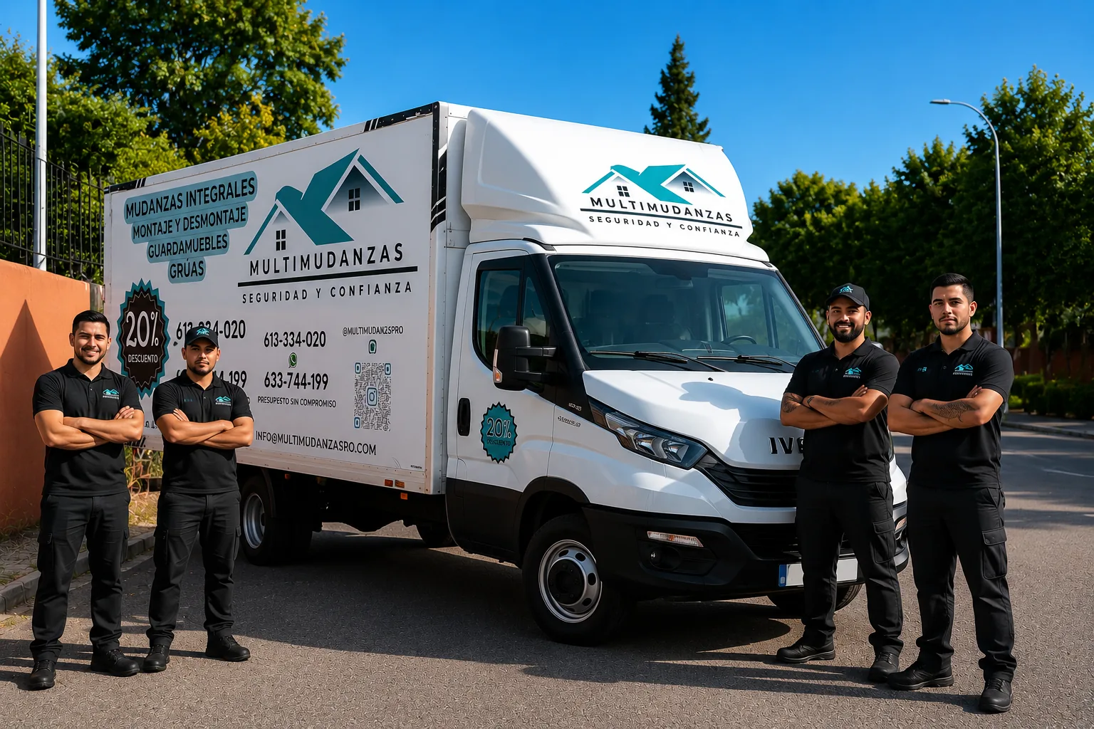 Camión y equipo de MultimudanzasPro